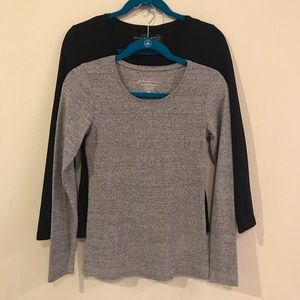 💥2 for 1 💥Black and Gray basic long sleeve
